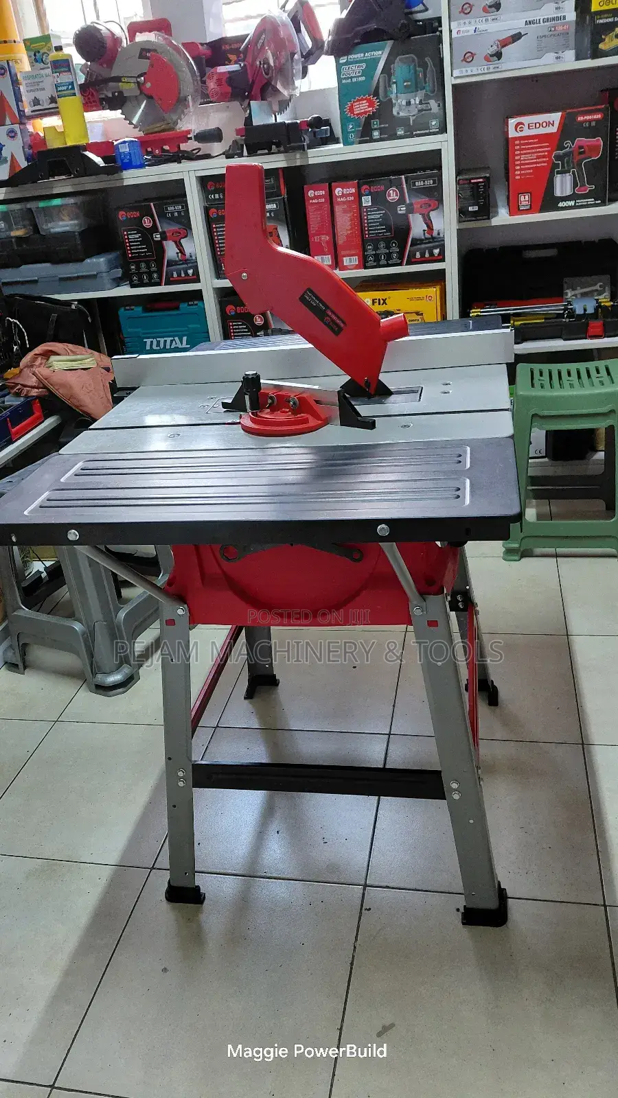 10" Electric Portable Benchtop Table Saw With a Stand 1800w