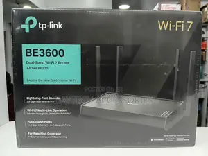 Tp-Link Archer Be220 Router Wifi 7 Be3600 - Black