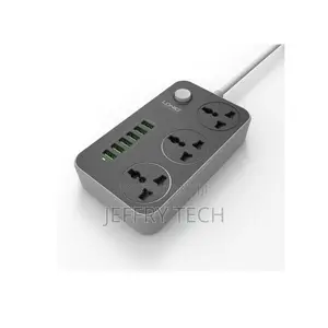 Ac Electrical Socketuk Us Plug 6 Usb Adapter Travel Extension Power S