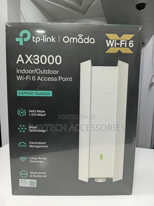 Tp-Link Eap650-Outdoor Ax3000 Wifi 6 Access Point.