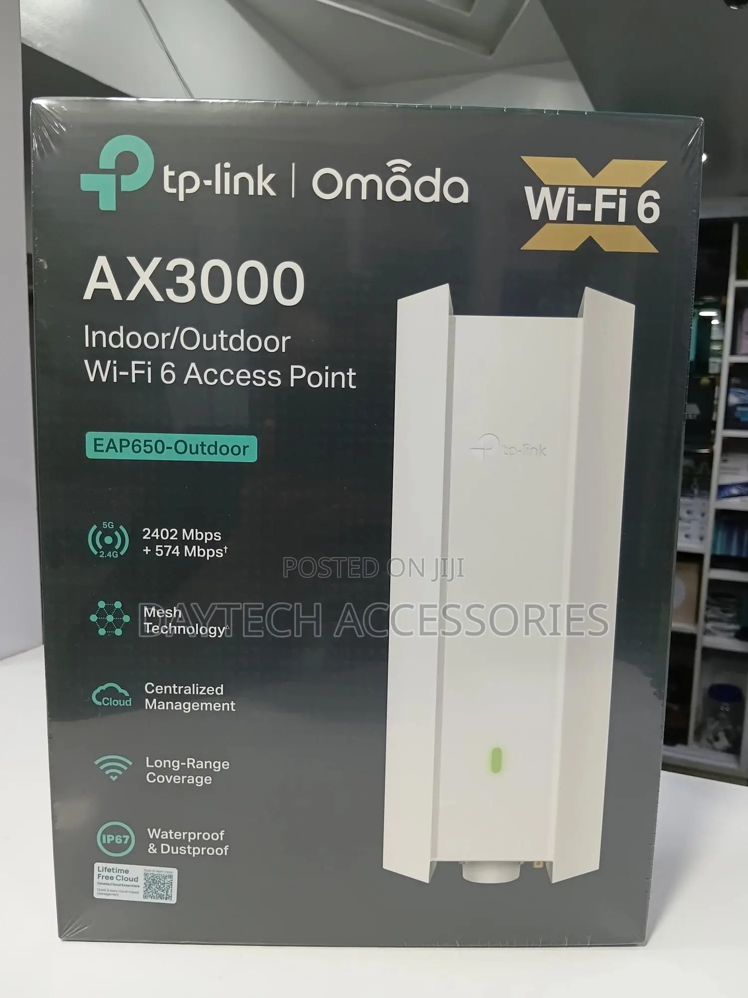 Tplink Eap650 Ax3000 Wi-Fi 6 Dual-Band Outdoor Access Point