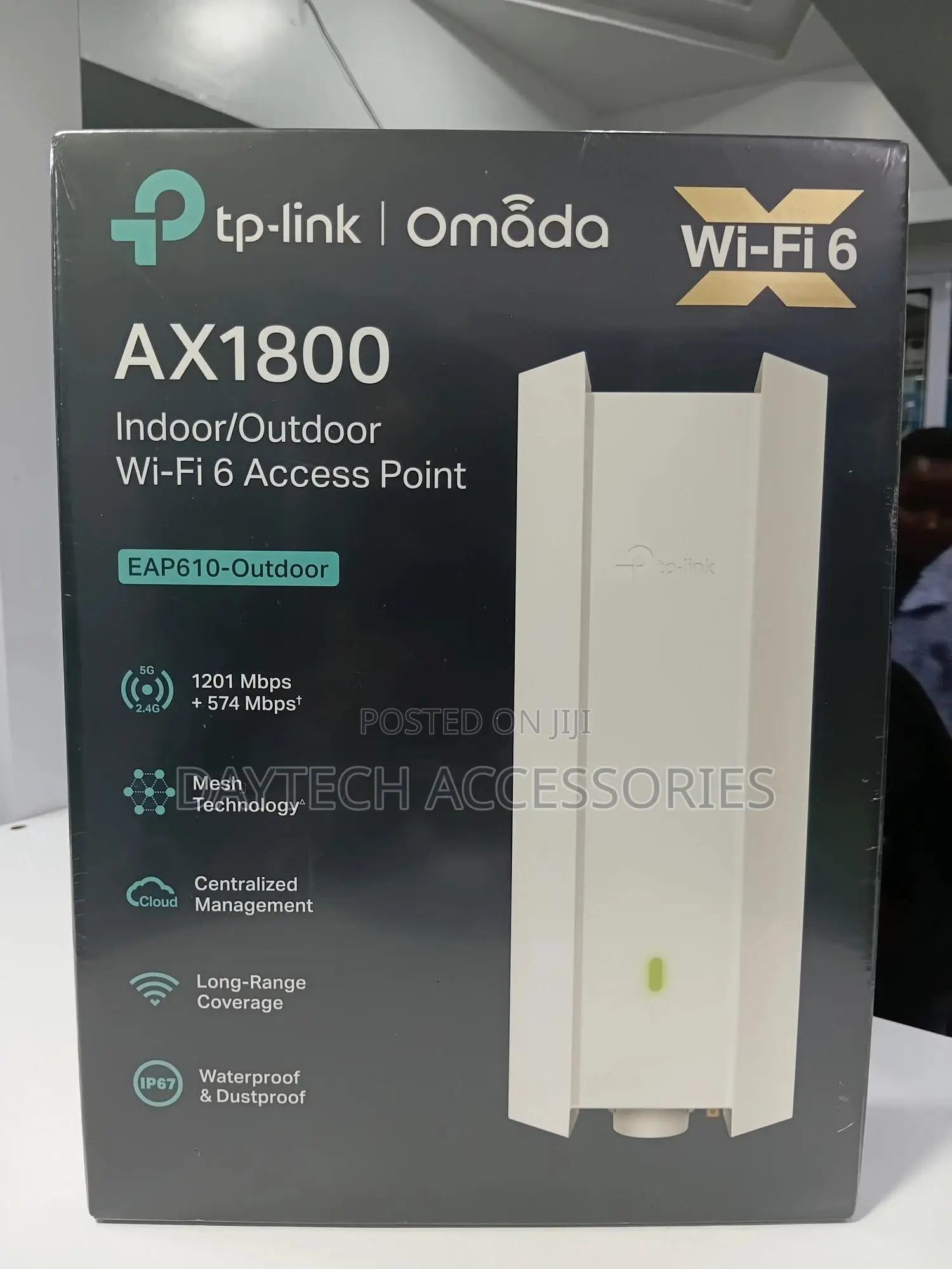 Tp-Link Eap610-Outdoor Ax1800 Dual-Band Indoor/Outdoor Access Point.