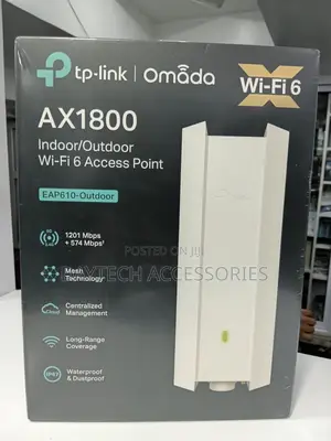 Tp-Link Eap610-Outdoor Ax1800 Dual-Band Indoor/Outdoor Access Point.