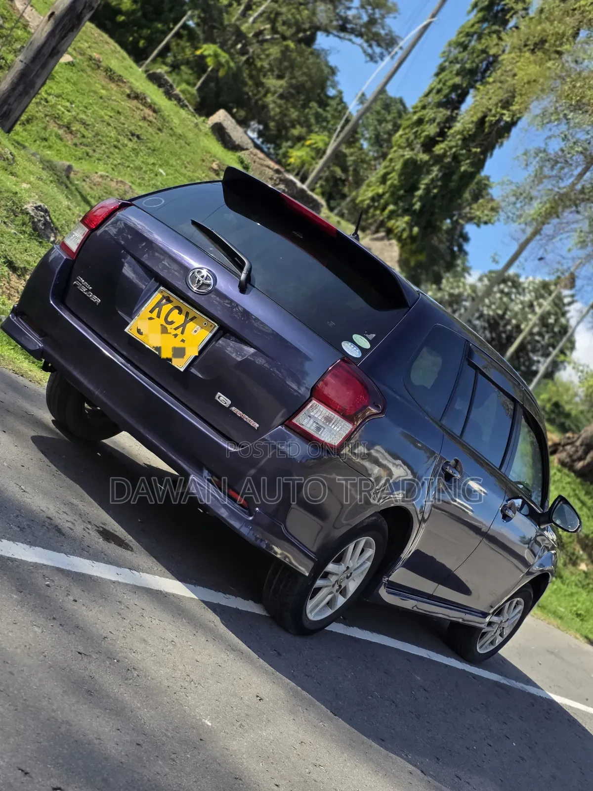 Toyota Corolla Fielder 2013 Blue