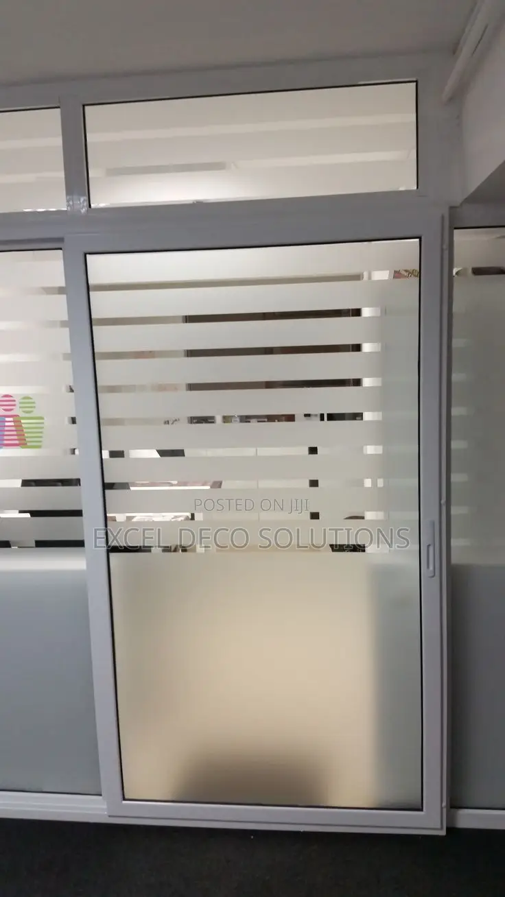 Frosted Glass Film for Office, Shop and Bathroom Privacy Solutions