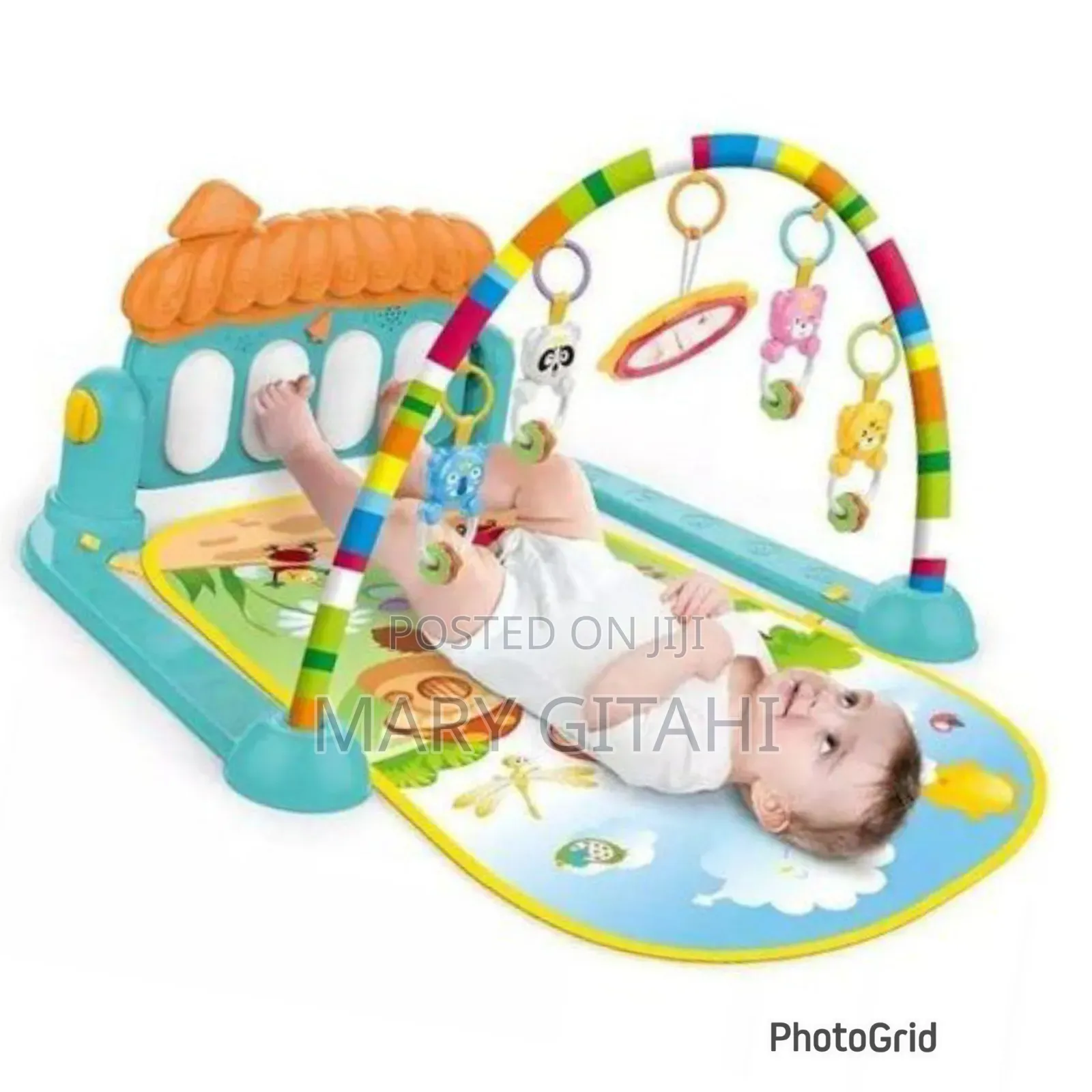 Baby Gym Play Mat With Music and Light