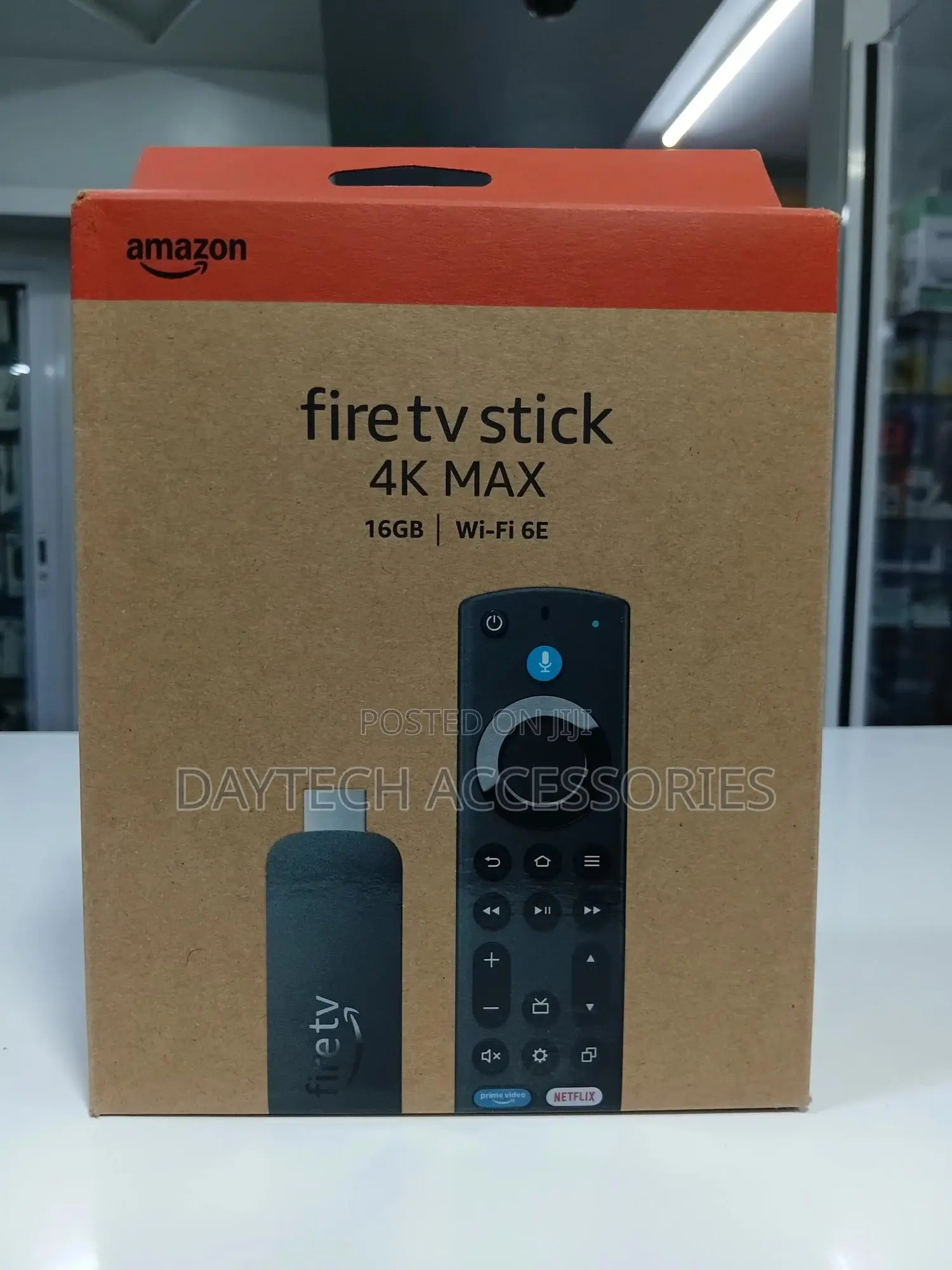 An Amazon Fire Tv Stick Max Streaming Device - Black