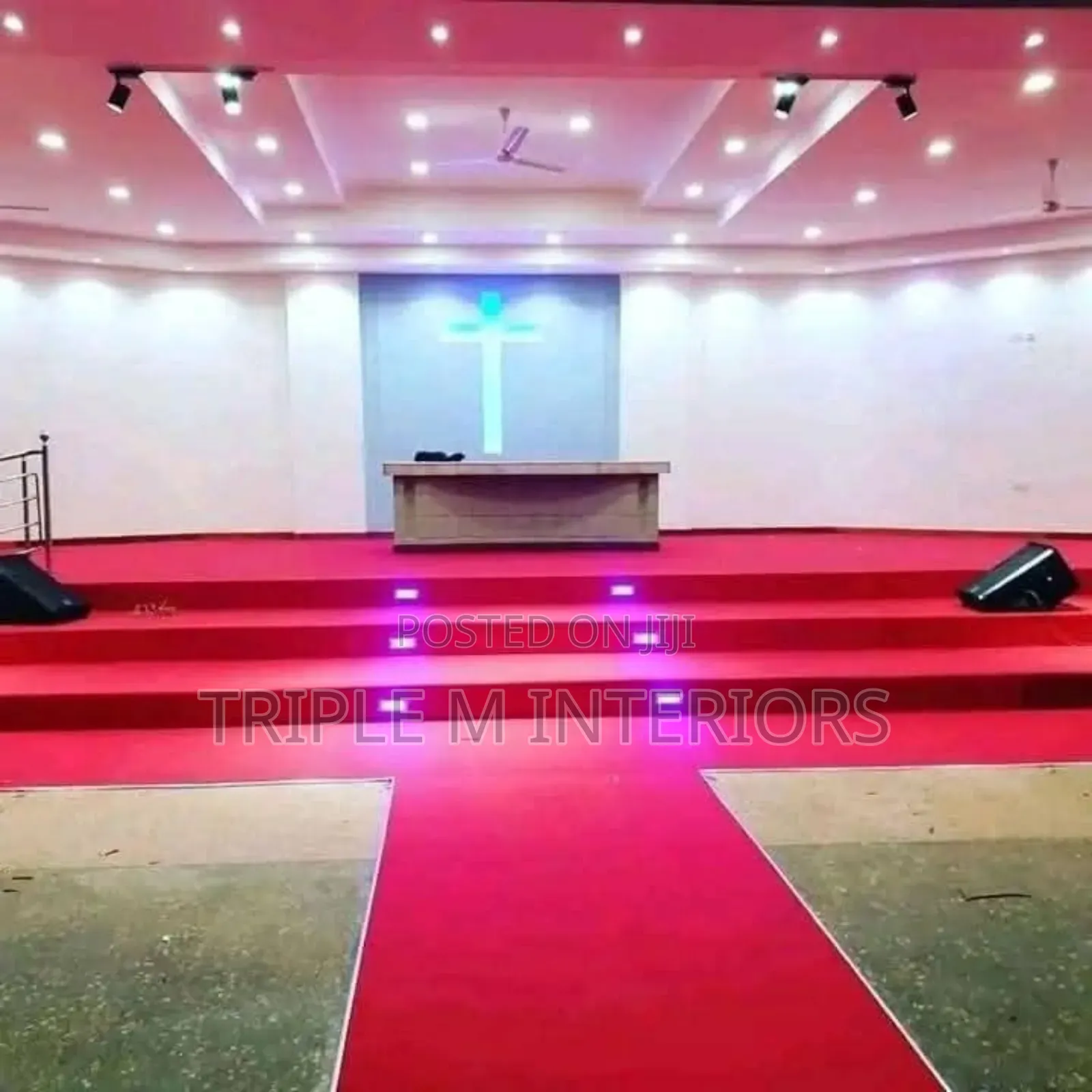 Red Delta Carpet for a Sophisticated Finish