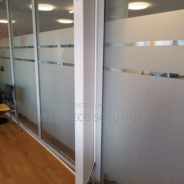 Frosted Window Film for Clean, Private and Modern Glass Surfaces