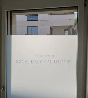 Frosted Window Film for Glass Doors, Offices and Indoor Spaces
