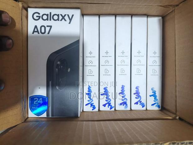 New Samsung Galaxy A07 4G 64 GB Black - main view