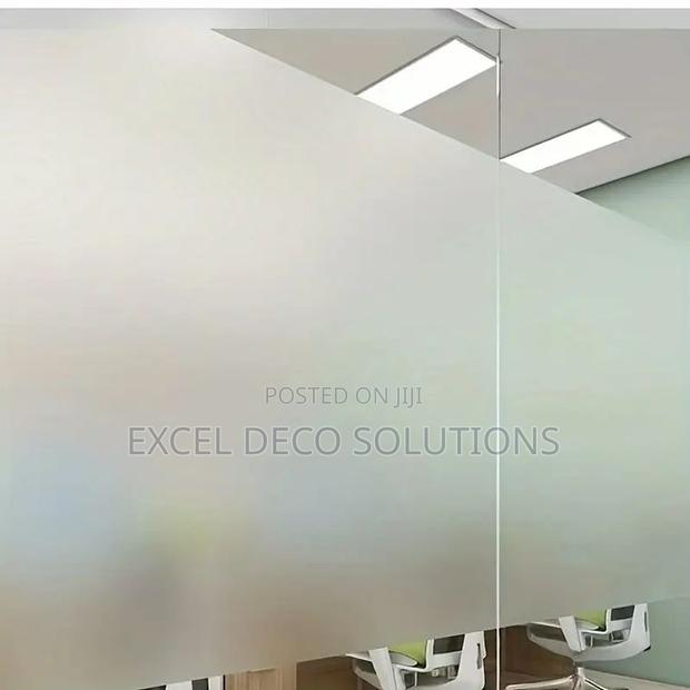 Frosted Window Film for Privacy and Modern Interior Glass Finishing