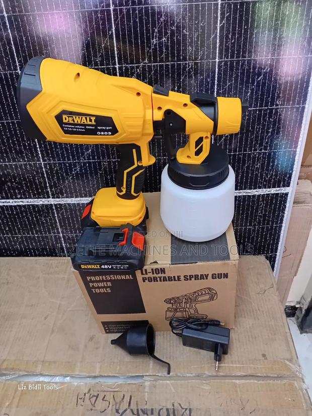 Dewalt Portable Cordless Spray Gun 48v - thumbnail 2