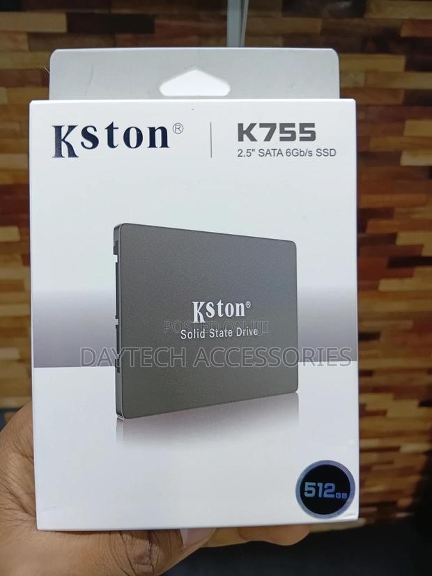 Kston 2.5-Inch Sata Solid State Drive (Ssd) With 512gb Capacity.