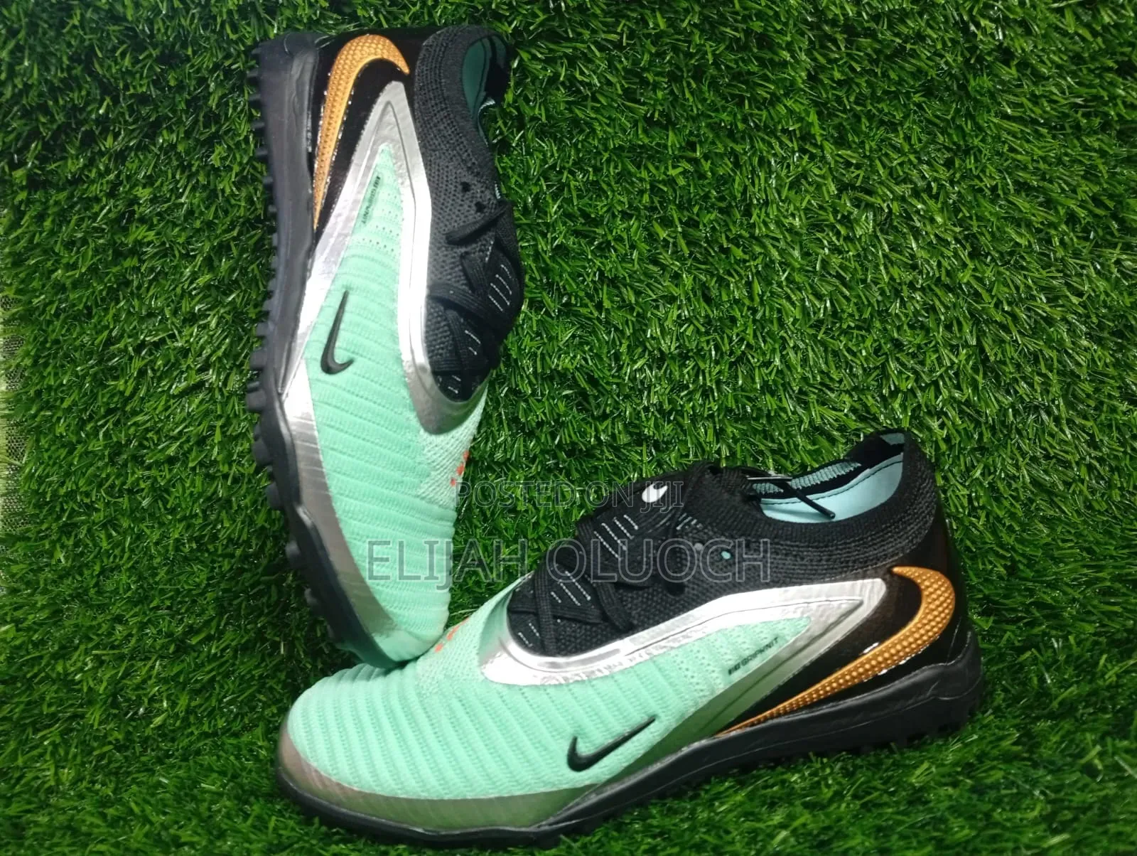 Nike Phantom Gx 6 Elite Black Green Tough Trainer Football Boots