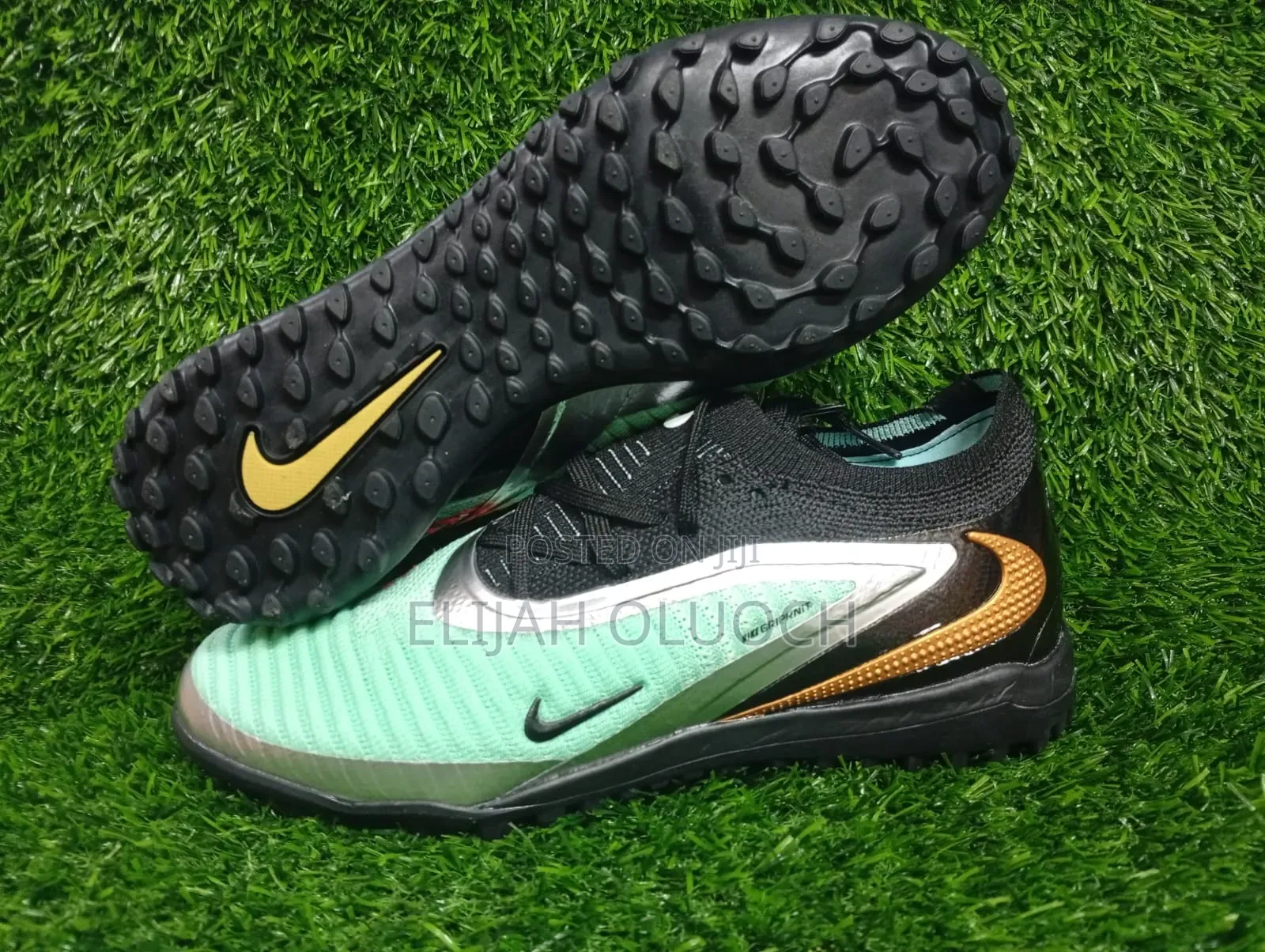 Nike Phantom Gx 6 Elite Black Green Tough Trainer Football Boots