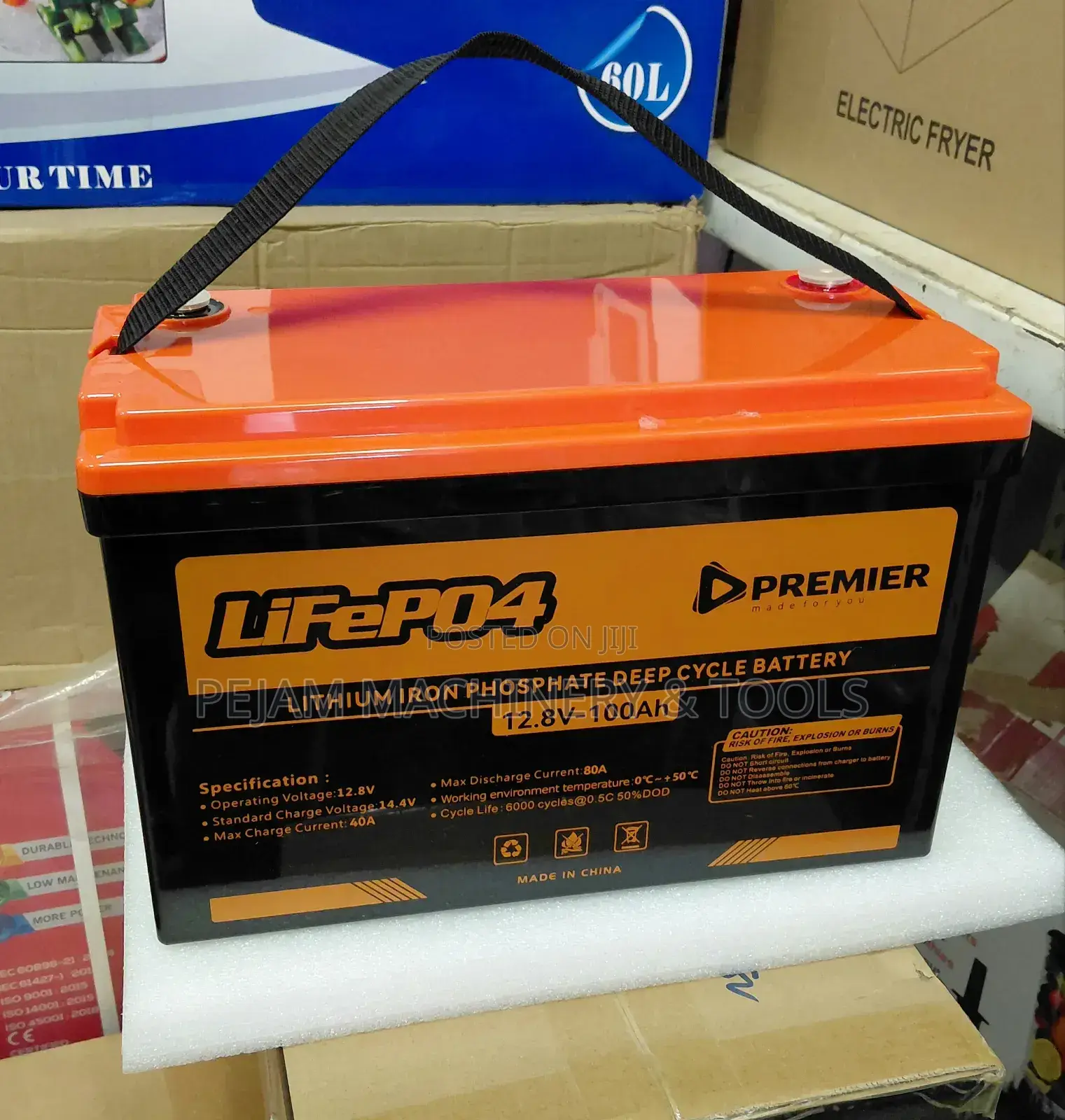 Premier 12.8v 100ah Lithium Iron Phosphate Lifepo4) Deep Cycle Battery