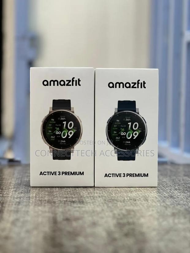 Amazfit Active 3 Premium GPS Running Smart Watch