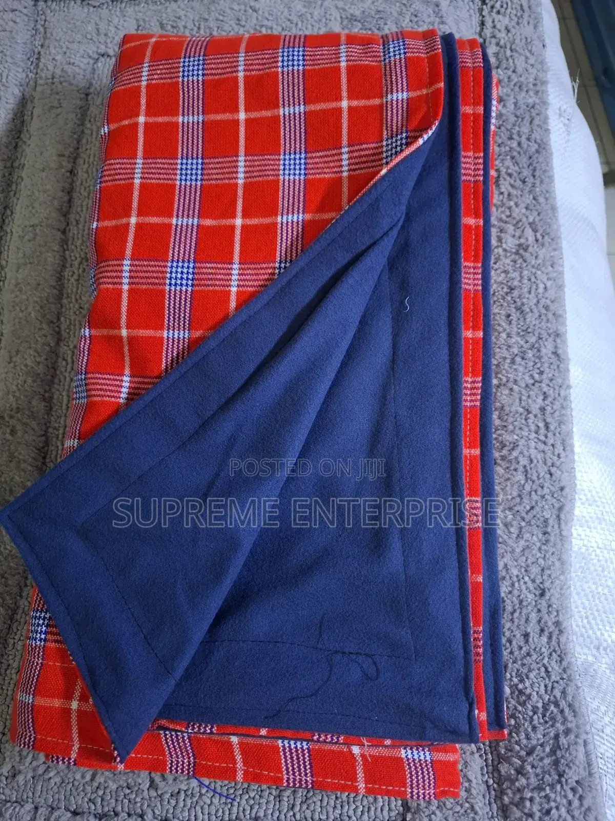Maasai Shuka With Fleece Maasai Shuka