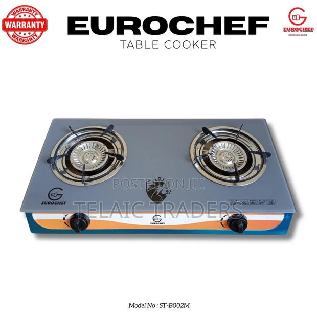 Eurochef 2 Burner Glass Top - main view