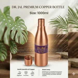 Copper Water Bottle 1~Litre