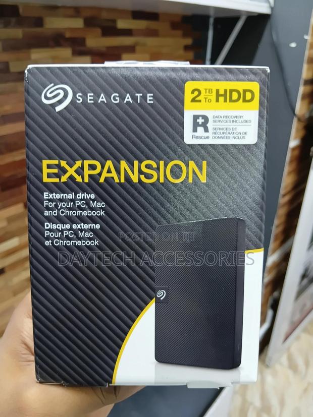 Seagate Expansion External Hard Drive Disk 2tb - thumbnail 2
