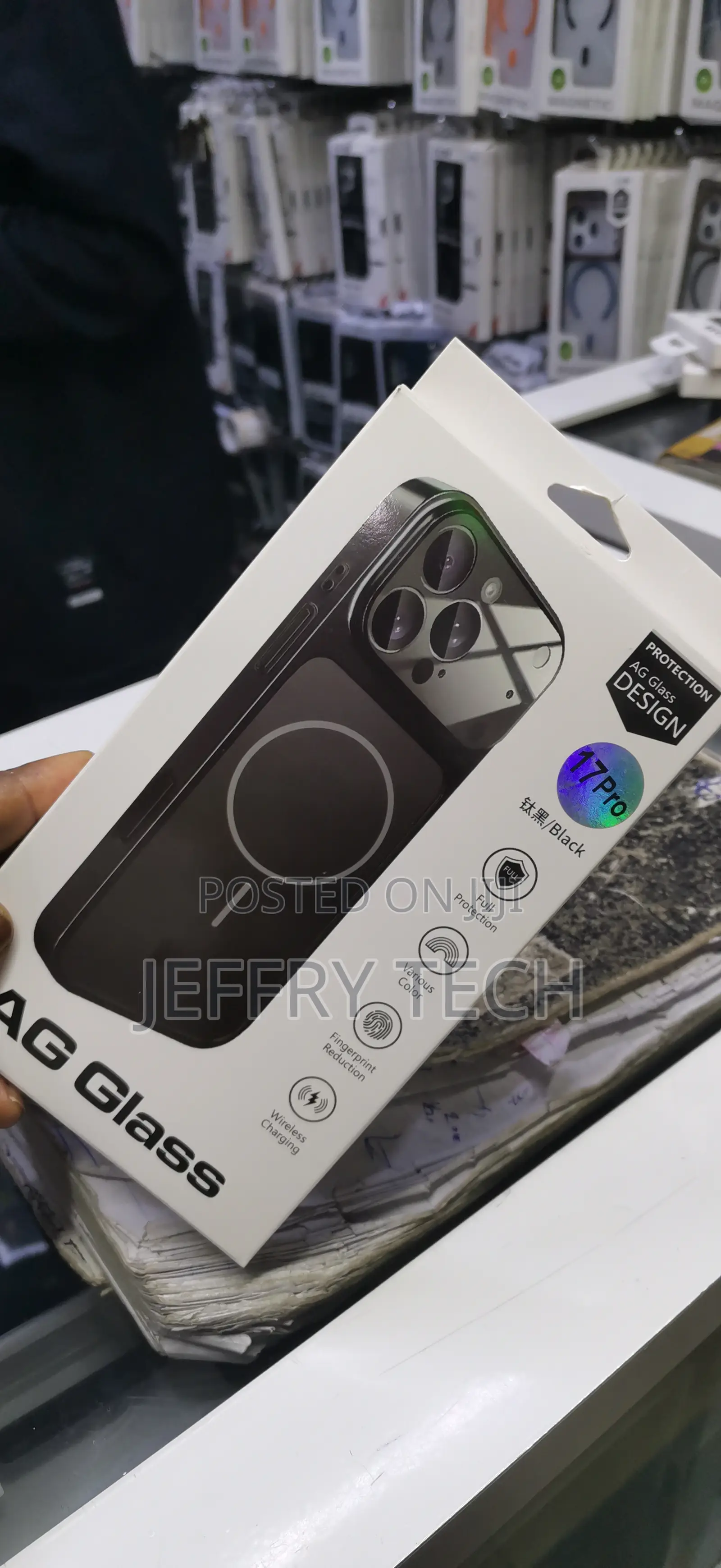 Ag Glass Case Is Designed for the iPhone 17 Pro.