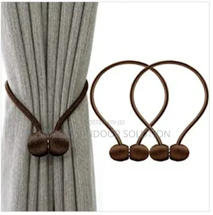Brown Magnetic Curtain Tiebacks