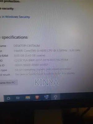 Desktop Computer Dell OptiPlex 3020 4GB Intel Core i5 HDD 256GB