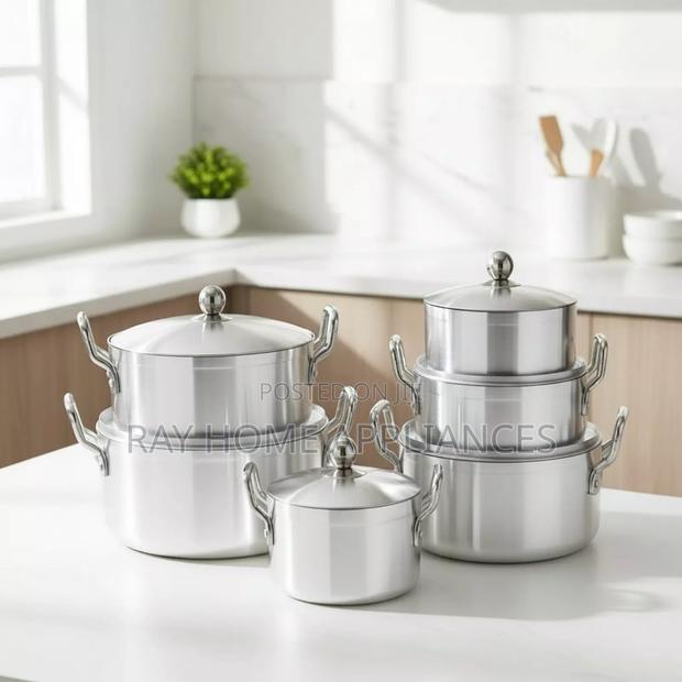14 Pieces Tornado Aluminium Cookware Set
Colour :Silver