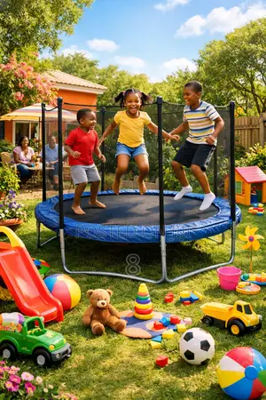 Kids Bouncing Trampoline