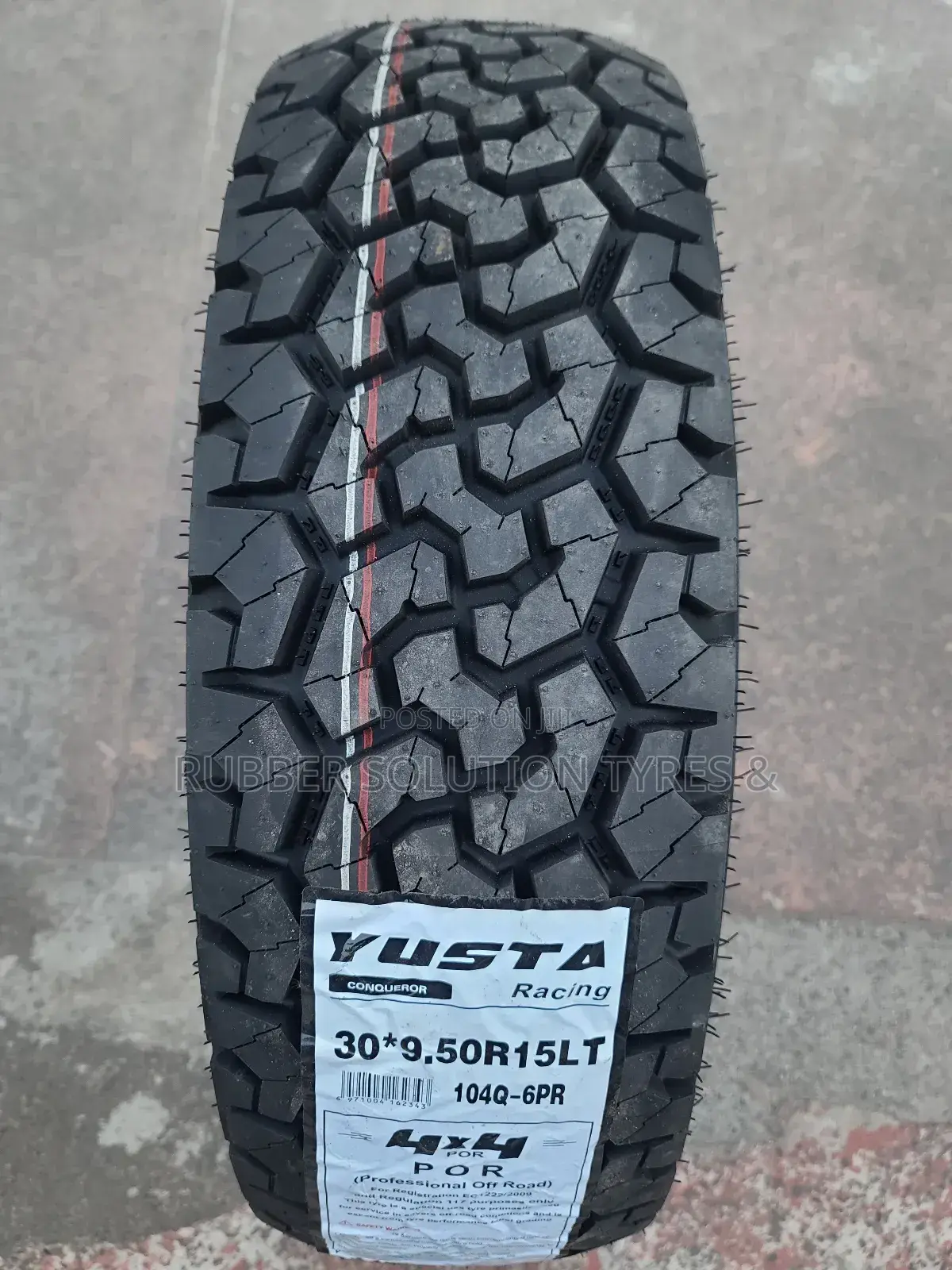 30x9.50r15 Yusta Tyres L/T6pr All-Terrain