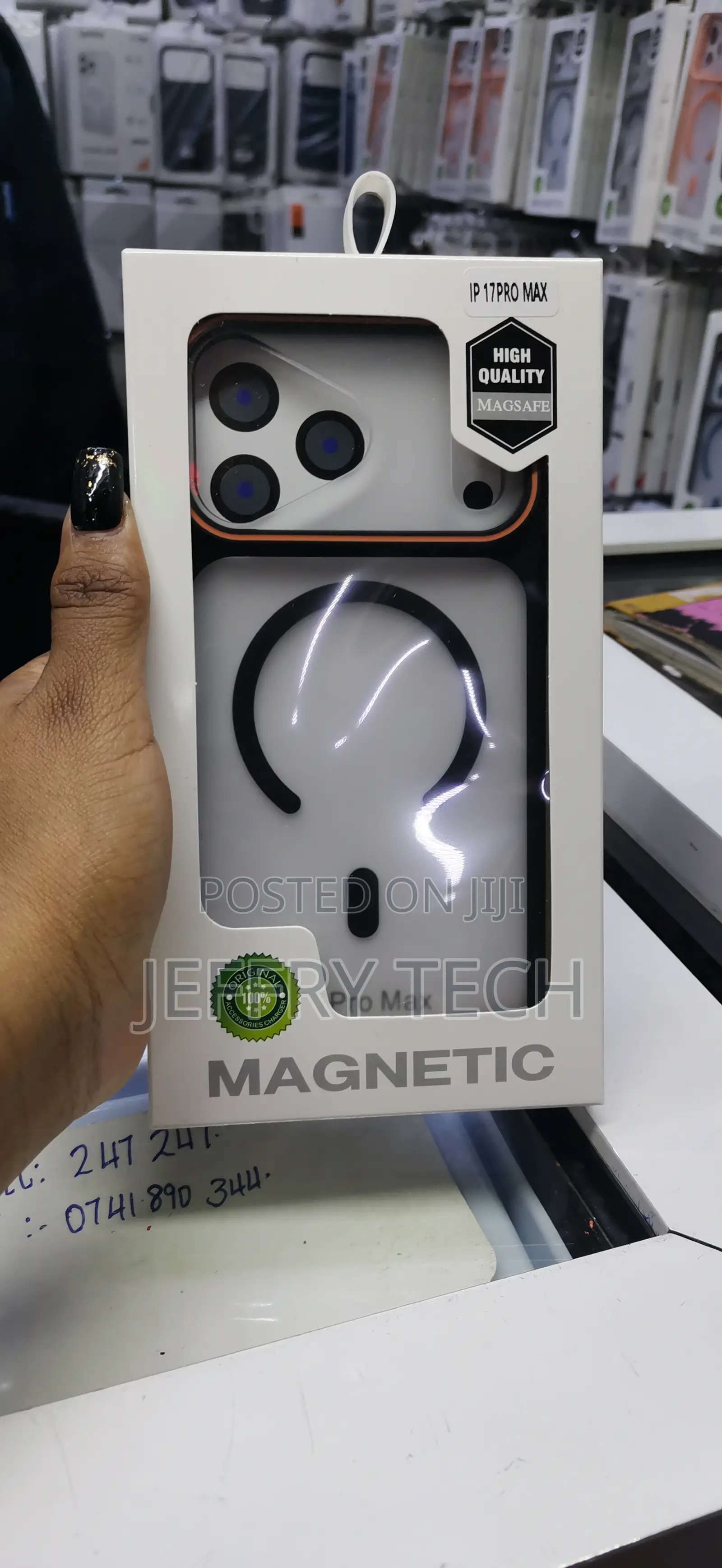 Magnetic Protective Case for the Apple iPhone 17 Pro Max.