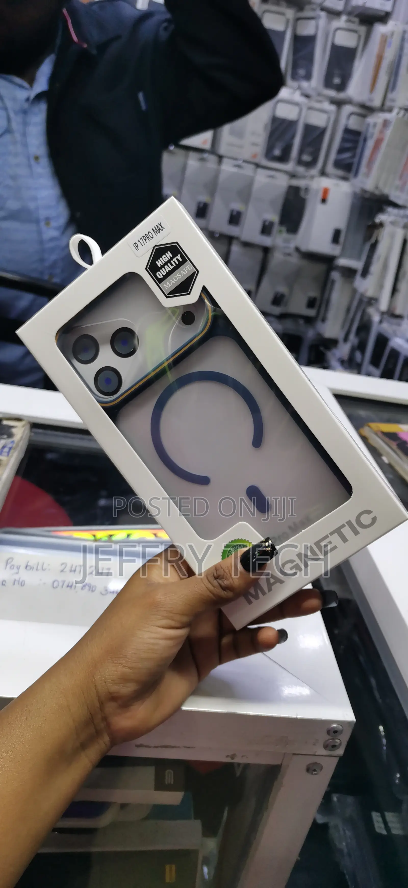High-Quality Magnetic Phone Case Designed for the iPhone 17 Pro Max.