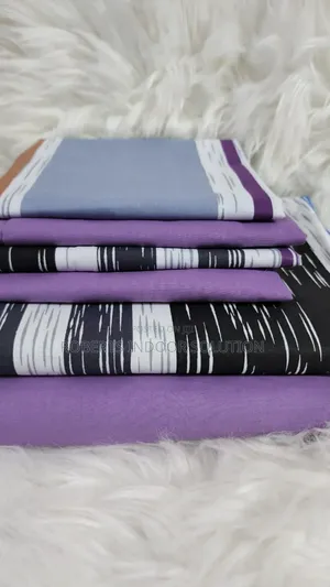 Rayon Pastel Purple Fabric Bedsheets