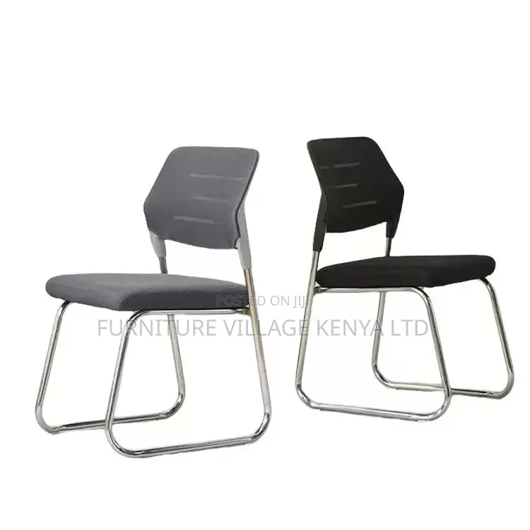 Office Chair; Stackable Fixed Legs Office Waiting Room Conference