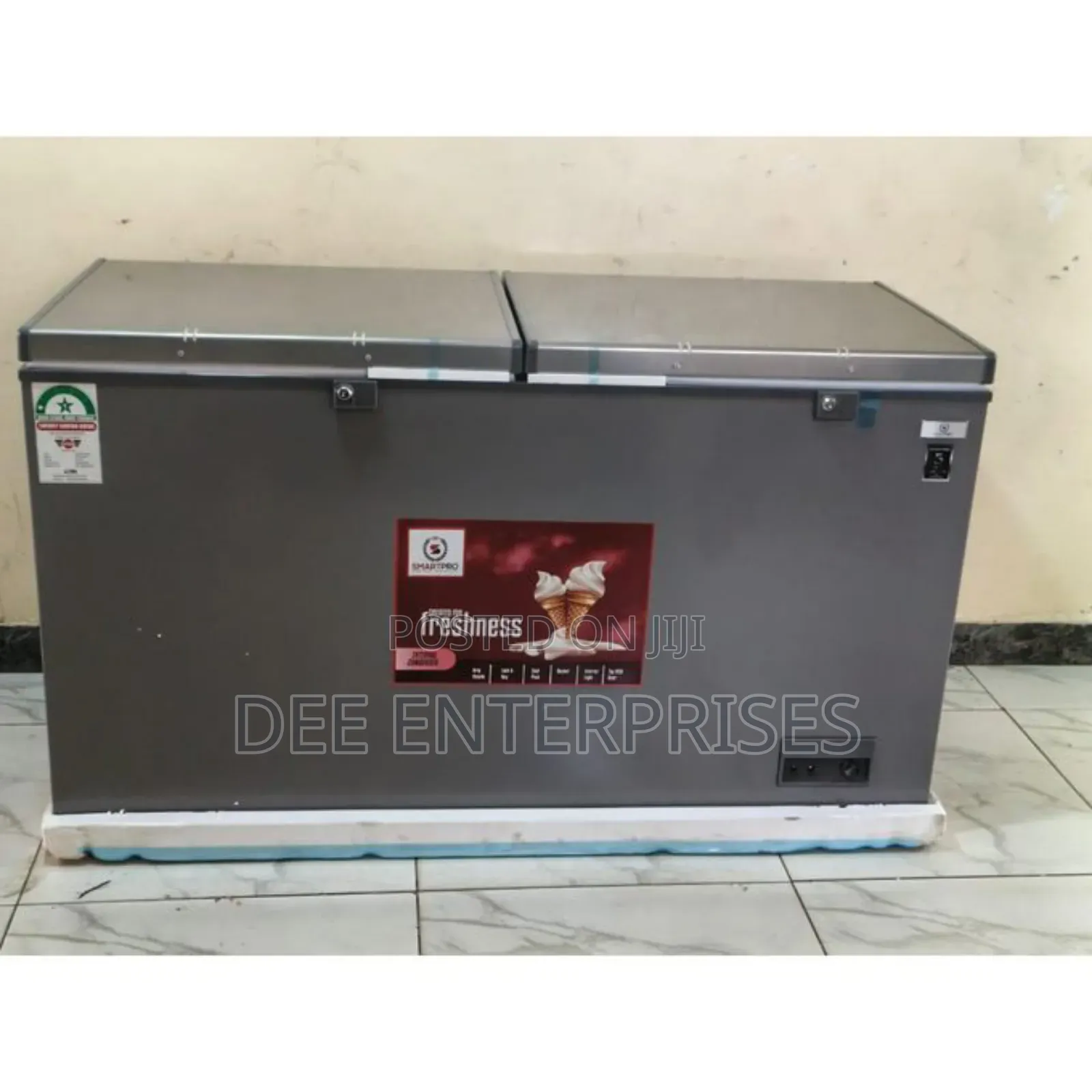 Smart Pro SCF-500g, 450 Litres Chest Freezer Double Doors