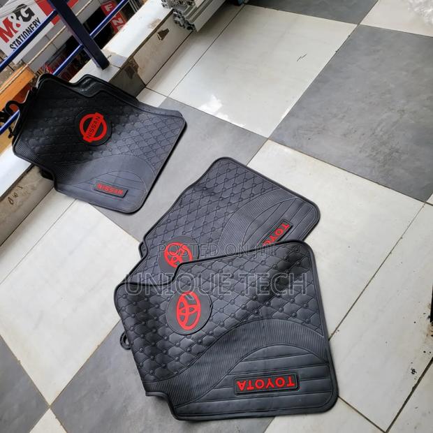 Universal Branded Rubber Car Mats - main view