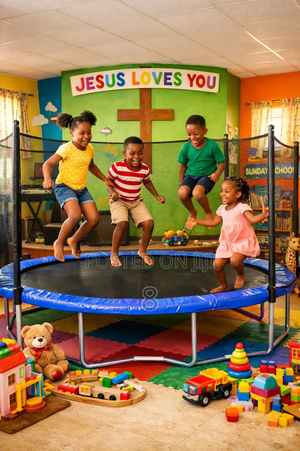 Kids Fitness Trampoline