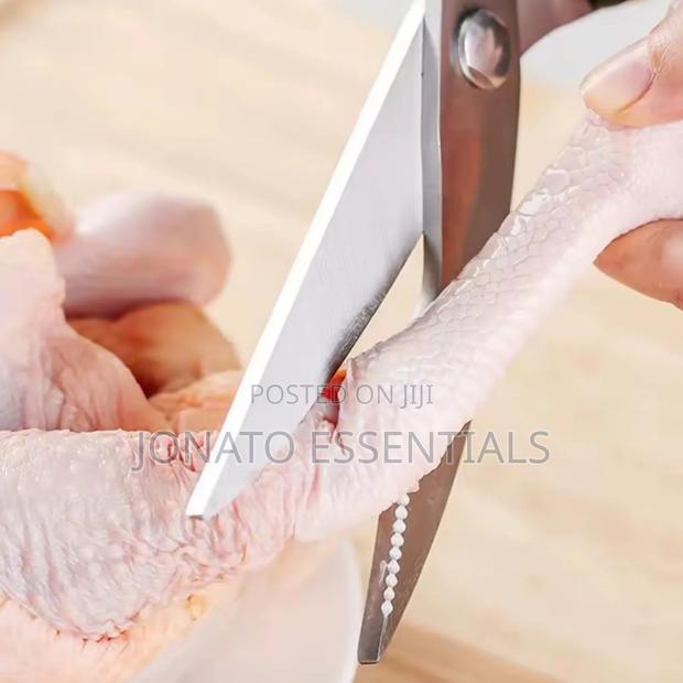 Heavy Duty Stainless Steel Kitchen Poultry Bone Scissors Shears - thumbnail 3