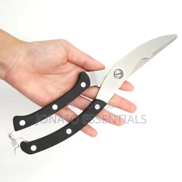 Heavy Duty Stainless Steel Kitchen Poultry Bone Scissors Shears - thumbnail 4