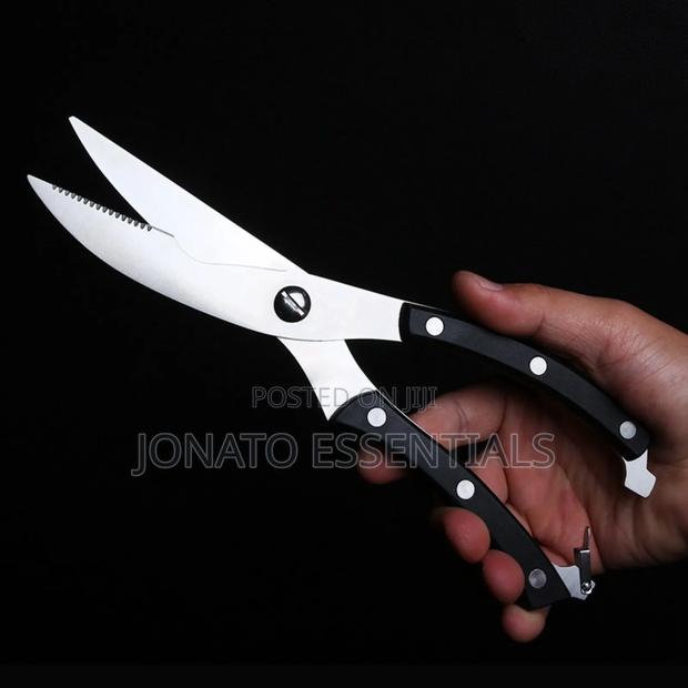 Heavy Duty Stainless Steel Kitchen Poultry Bone Scissors Shears - thumbnail 2