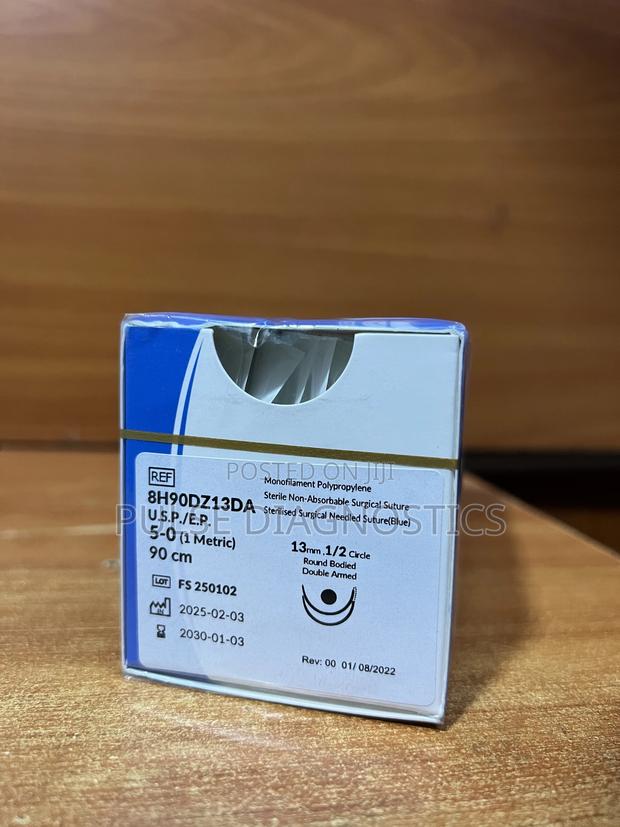 Trulene (Prolene) |Polypropylene Suture 5/0 Rb| Double Armed