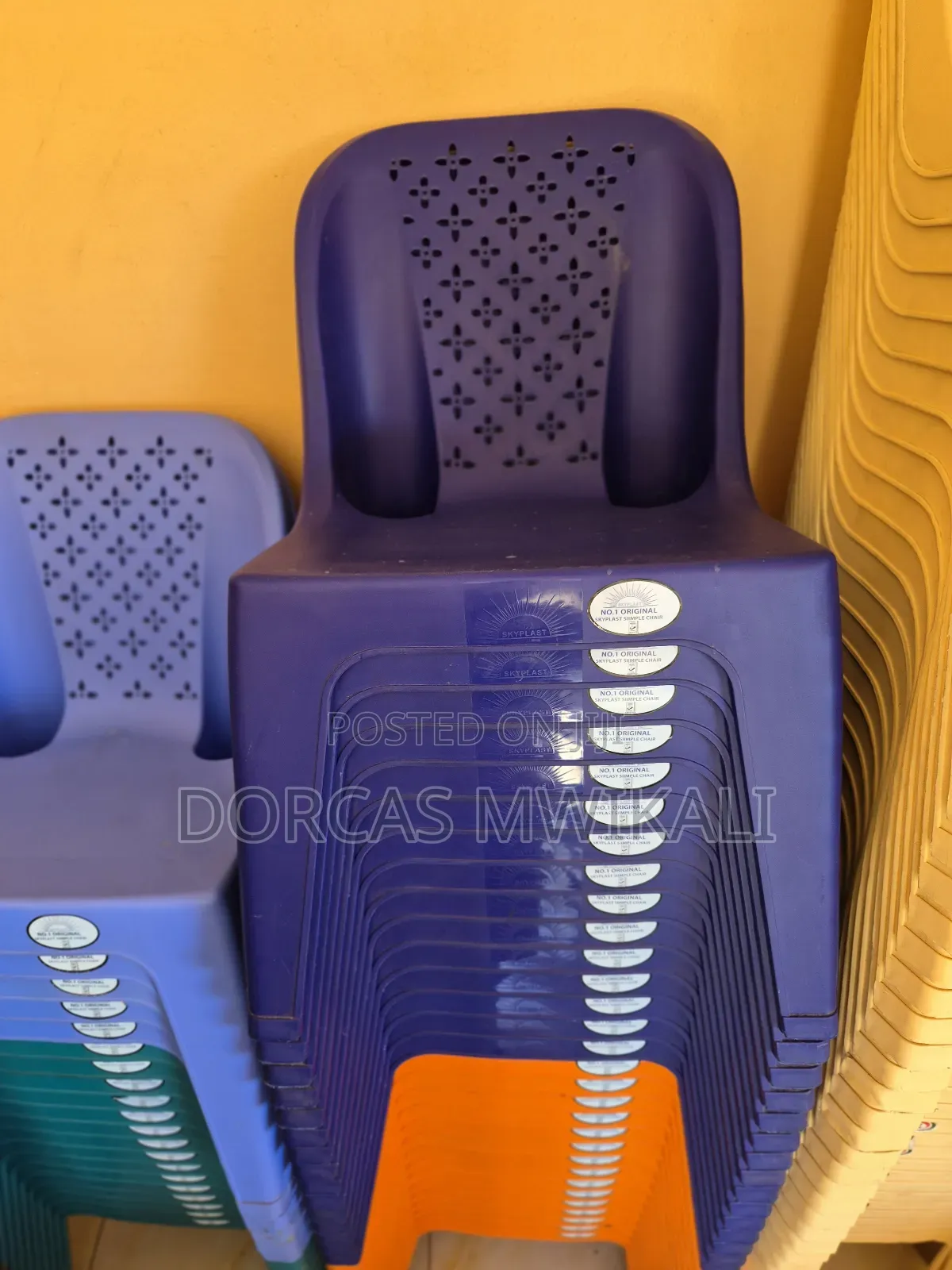 Skyplast Armless Plastic Chairs,