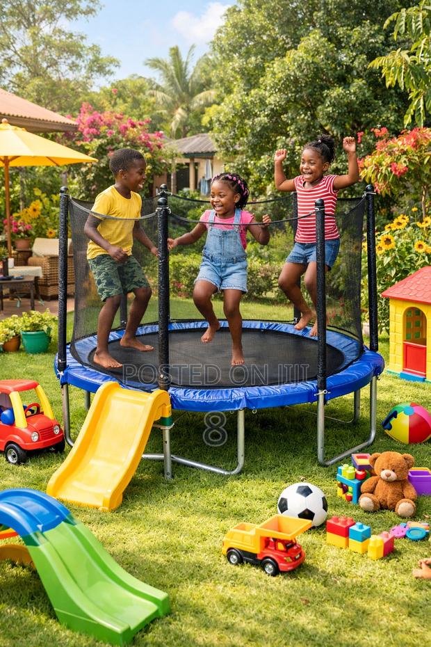 Kids Love It! 8ft Trampoline With Safety Net – Endless Fun