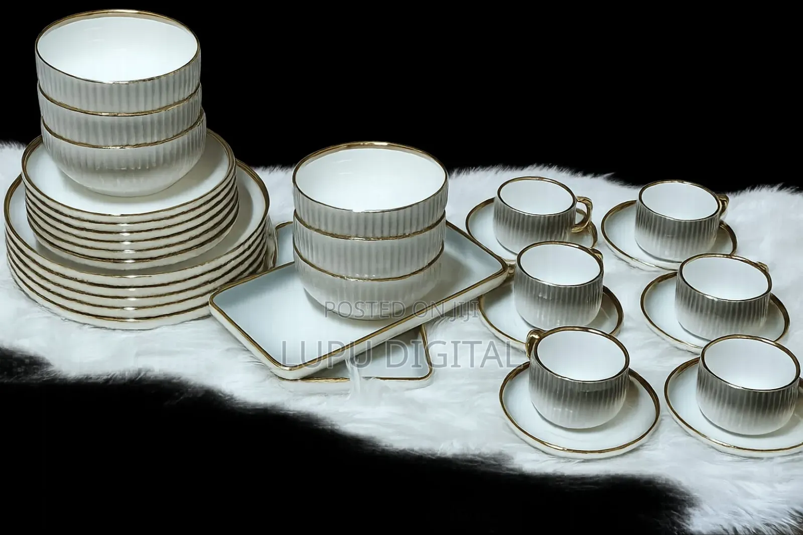 32pcs Matte Stoneware Smooth Finish