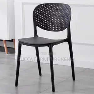 Armless Ergonomic Plastic Office Chair