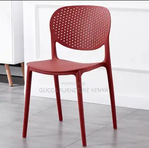 Armless Ergonomic Plastic Office Chair