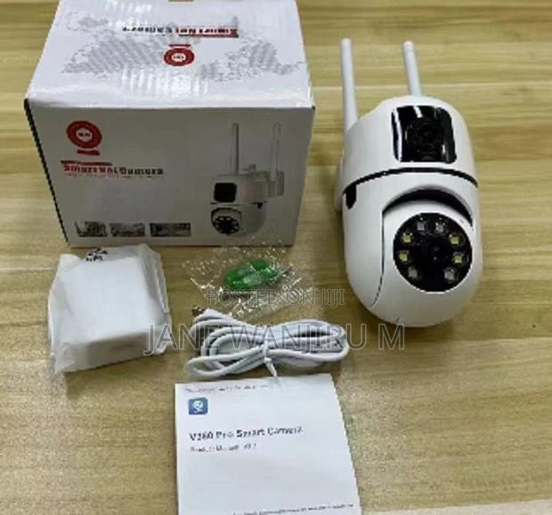New Model Wall Mount Bulb Dual Lens Wifi Camera Smart Net