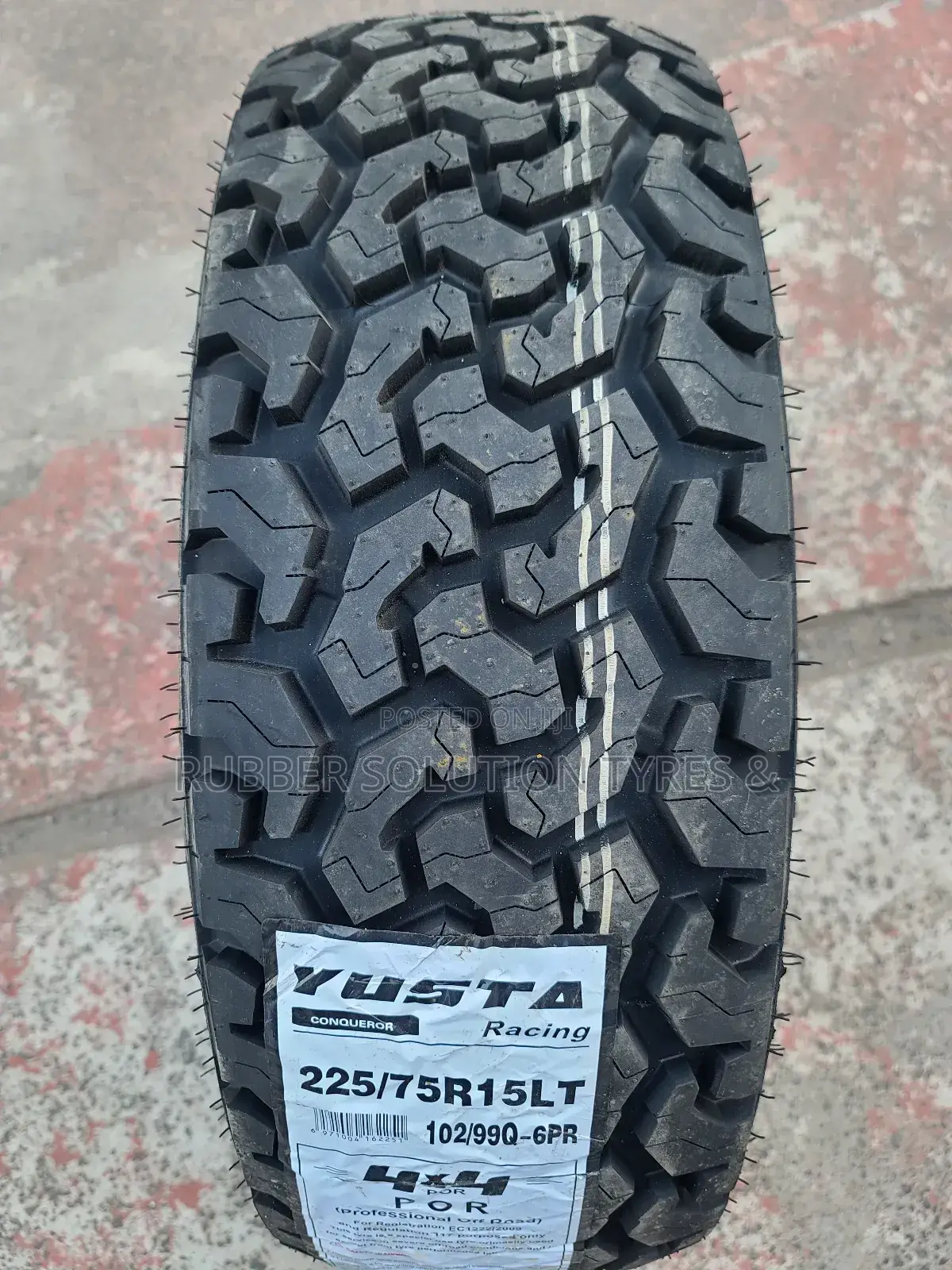225/75r15 Yusta Tyres L/T 6pr All-Terrain
